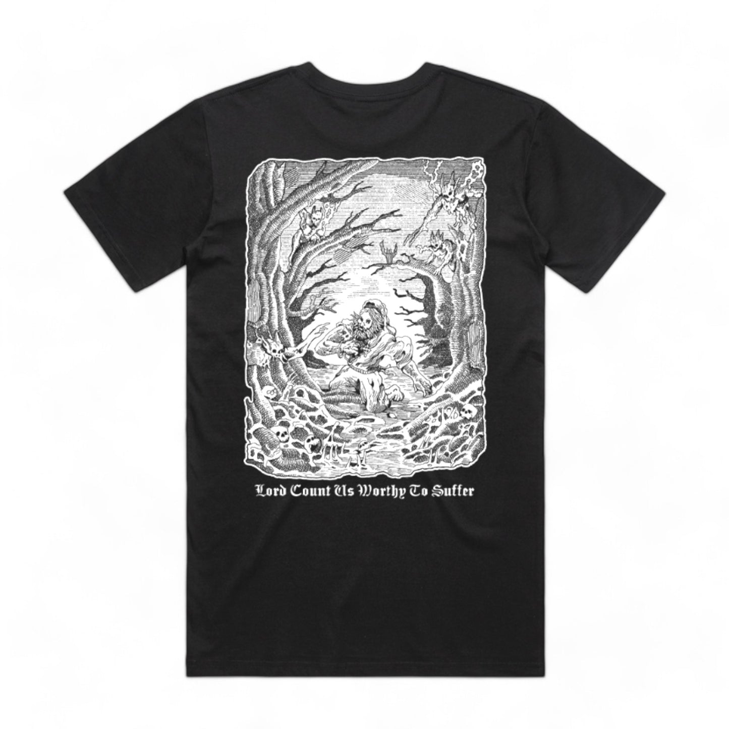 Men's Bible T-Shirt - Worthy to Suffer