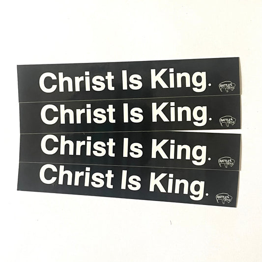 Small Sticker: Christ is King (Single)